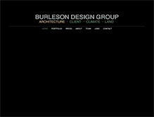 Tablet Screenshot of burlesondesigngroup.com